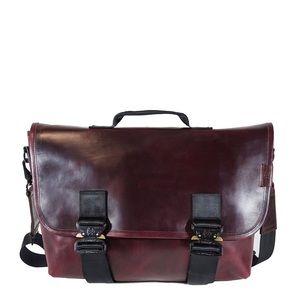 Defy Recon Messenger Bag in Horween Oxblood Leather